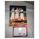 8x10 PHOTO W CERT - SNIDER,MANTLE, MAYS