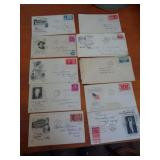 10 1ST DAY COVERS ASSORTED