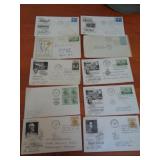 10 1ST DAY COVERS ASSORTED