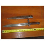 M38 WWII MAUSER BAYONET W SCABBARD