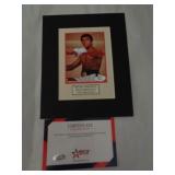 8X10 PHOTO W CERT - ALI