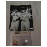 8X10 PHOTO W CERT - WILLIAMS & MANTLE