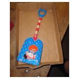 TIN RAGGEDY ANN SHOVEL DATED 1973