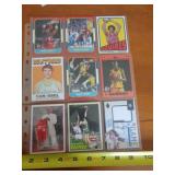 9 - ASSORTED BASKETBALL CARDS / SEE DESCR