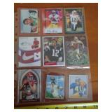 9 - ASSORTED FOOTBALL CARDS / SEE DESCR