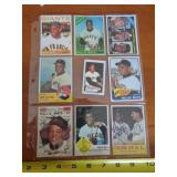 9 WILLIE MAYS SPORTS CARDS / SEE DESCR