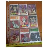 9 ASSORTED BASKETBALL CARDS / SEE DESCR