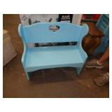 SMALL BLUE BENCH