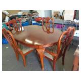 DINING TABLE & 4 CHAIRS