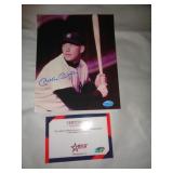 8x10 PHOTO W CERT - MANTLE