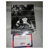 8x10 PHOTO W CERT - MANTLE