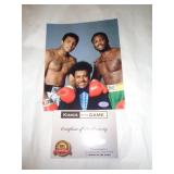 8X10 PHOTO W CERT - ALI & FRAZIER