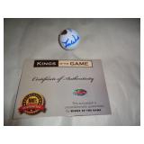 TIGER WOODS SIGNED GOLF BALL W CERT