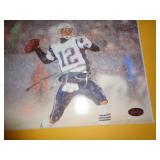 8X10 PHOTO W CERT -    TOM BRADY