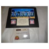 APPROX 11 X 18 HOME RUN CLUB W CERT /TEAR ON LEFT