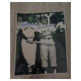 8X10 PHOTO W CERT - WILLIAMS & MANTLE