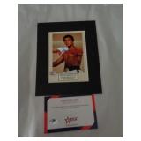 8X10 PHOTO W CERT - ALI