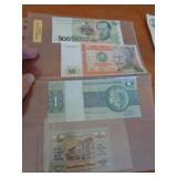 4 FOREIGN CURRENCY NOTES