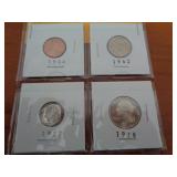 4 PROOF COINS