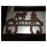 CAST IRON MOOSE HANGER CAST IRON MOOSE HANGER