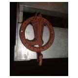 CAST IRON COWBOY BOOT HANGER CAST IRON COWBOY BOOT HANGER