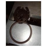 CAST IRON HORSEHEAD DOOR KNOCKER CAST IRON HORSEHEAD DOOR KNOCKER