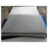 27X18 DOOR MAT - BLUE / GRAY 27X18 DOOR MAT - BLUE / GRAY