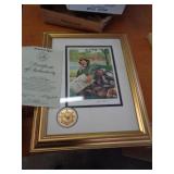 17X14 EMMITT KELLY PRINT SIGNED W CERT 17X14 EMMITT KELLY PRINT SIGNED W CERT