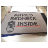 27X18 DOOR MAT - RED NECK 27X18 DOOR MAT - RED NECK