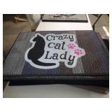 27X18 DOOR MAT - CAT LADY 27X18 DOOR MAT - CAT LADY