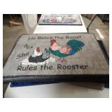 27X18 DOOR MAT - CHICKEN 27X18 DOOR MAT - CHICKEN