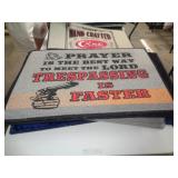 27X18 DOOR MAT - TRESPASS 27X18 DOOR MAT - TRESPASS