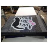 27X18 DOOR MAT - CAT LADY 27X18 DOOR MAT - CAT LADY