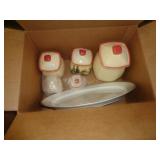 LOT OF GLASSWARE LOT OF GLASSWARE