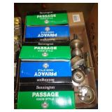 LOT OF DOOR KNOB SETS LOT OF DOOR KNOB SETS
