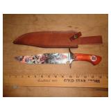 CIVIL WAR SCENE HUNTING KNIFE CIVIL WAR SCENE HUNTING KNIFE