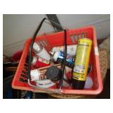 BASKET OF HOUSEHOLD SPRAYS & ETC BASKET OF HOUSEHOLD SPRAYS & ETC
