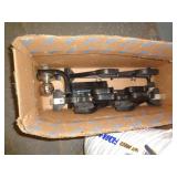 LOT W GUN RACKS & TRAILER RECEIVER W BALL LOT W GUN RACKS & TRAILER RECEIVER W BALL
