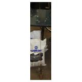 STEEL FISHING POLE W SHAKESPHERE REEL STEEL FISHING POLE W SHAKESPHERE REEL