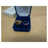 2 - STERLING SILVER RINGS