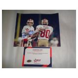 8X10 PHOTO W CERT - MONTANA & RICE