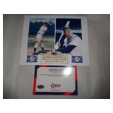 8X10 PHOTO W CERT - FORD & MANTLE