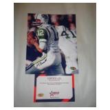 8X10 PHOTO W CERT - NAMATH
