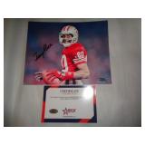8X10 PHOTO W CERT - RICE