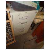 2 DRAWER METAL FILE CABINET
