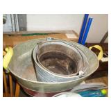 3 - GALVANIZED BUCKETS