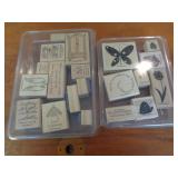 2 SETS OF SCRAP BOOK INK STAMPS