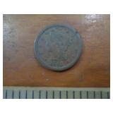 1845 LARGE CENT