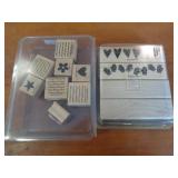 2 SETS OF SCRAP BOOK INK STAMPS