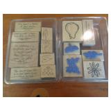 2 SETS OF SCRAP BOOK INK STAMPS
